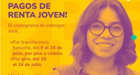 ¡Comienza el 2° Ciclo de Pagos del programa Renta Joven!, correspondiente a Permanencia y Excelencia (Notas) 2024-II. 